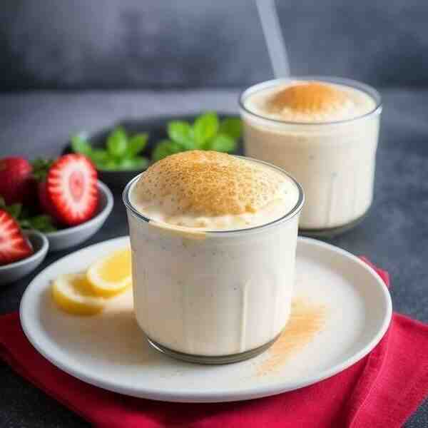 Молочный коктейль с варёной сгущёнкой